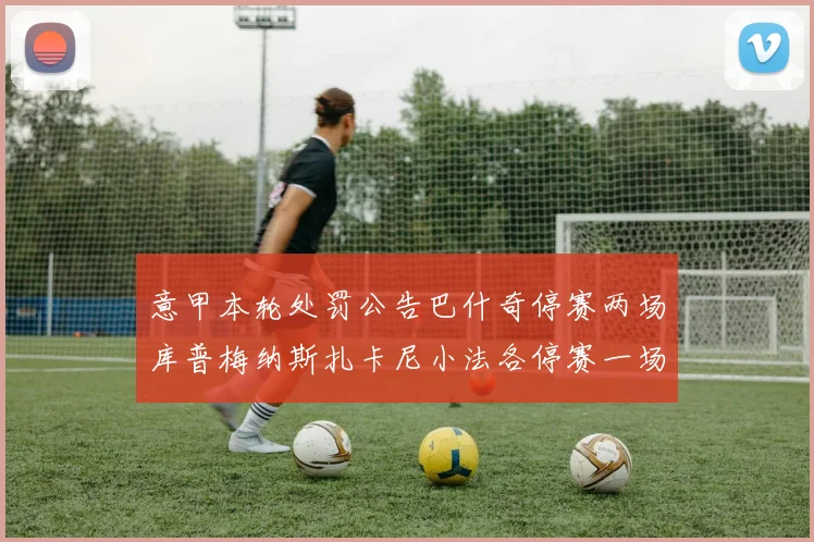 意甲本轮处罚公告巴什奇停赛两场库普梅纳斯扎卡尼小法各停赛一场